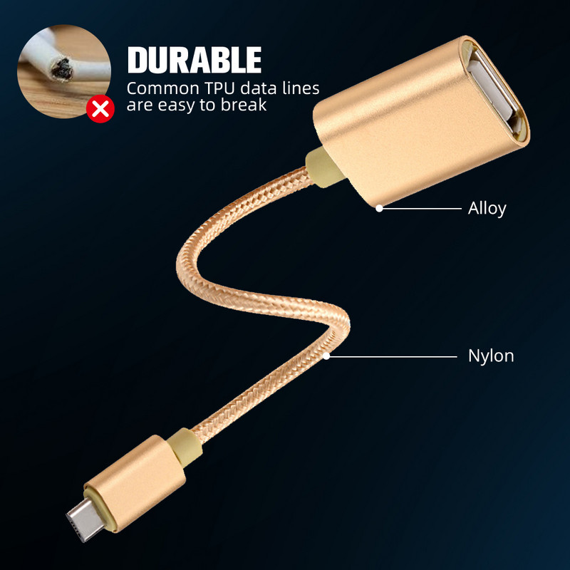 C típusú USB C OTG adapter C típusú anya átalakító kábel Flash meghajtó olvasó Egér Gamepad Tablet USB usbc Mobiltelefon USB 2.0 csatlakozó