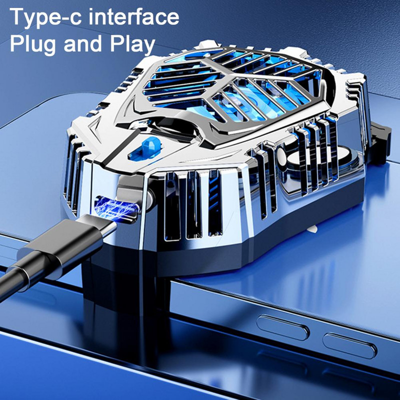 Mobiltelefon hűtőborda Könnyű telepítés USB-töltő Teleszkópos telefontartó Mobiltelefon-radiátor Játéktartozékok