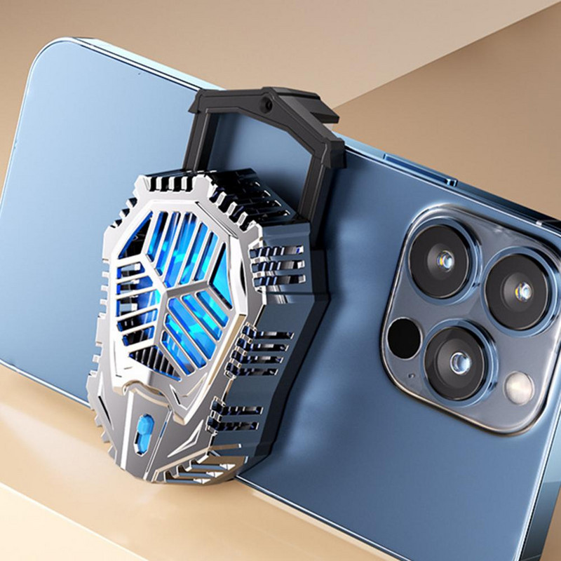 Mobiltelefon hűtőborda Könnyű telepítés USB-töltő Teleszkópos telefontartó Mobiltelefon-radiátor Játéktartozékok