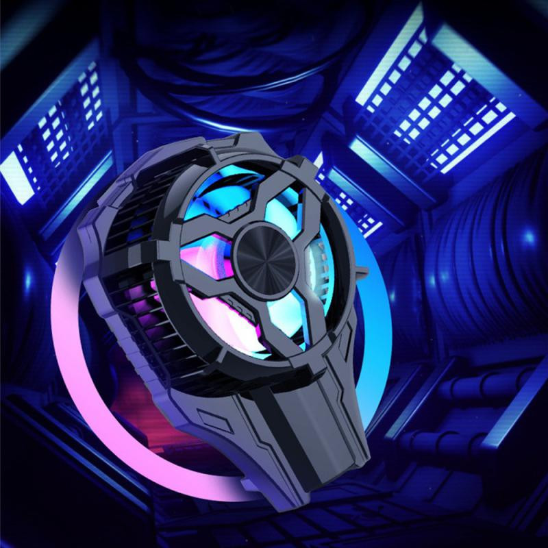 Alumínium Ultra-csendes telefonradiátor Háromoldalas szívó hűtőkapocs hűtő hűtőborda irodai kiegészítők 15w hordozható