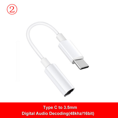 C tipo iki 3,5 mm lizdo AUX adapteris USB-C 3 5 skaitmeninis garso kabelis Ausinių ausinės OTG didelio dekodavimo greičio jungtis, skirta Samsung