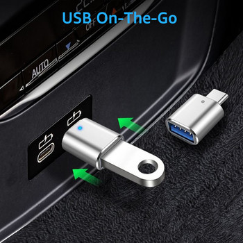 OTG адаптер тип-C USB C към USB3.0 OTG адаптер конектор тип C OTG Converter за Macbook Pro Xiaomi Huawei Flash Drive Reader