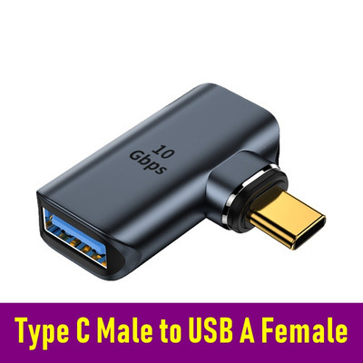 Adaptor magnetic USB de tip C OTG de 100 W 40 Gbps Thunderbolt Convertor de încărcare rapidă USB 3.0 Fash Driver Hub pentru telefonul Macbook Ipad