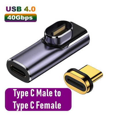 Adaptor magnetic USB de tip C OTG de 100 W 40 Gbps Thunderbolt Convertor de încărcare rapidă USB 3.0 Fash Driver Hub pentru telefonul Macbook Ipad