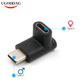 Tip C Mascul la Femeie 90 270 de grade Cablu de prelungire Cdapter L Tip în sus și în jos Îndoire USB C Încărcare Femeie la Femeie Extender