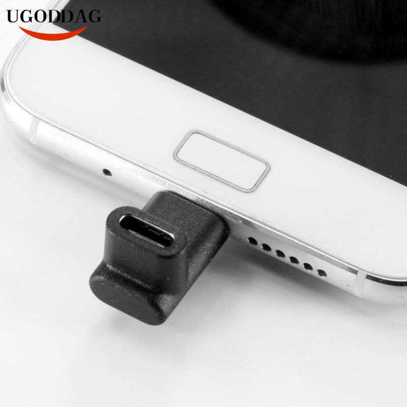 C típusú dugasz-aljzat 90 270 fokos hosszabbítókábel Cdapter L típusú felfelé és lefelé hajlított USB C töltőhüvely-hüvely hosszabbító