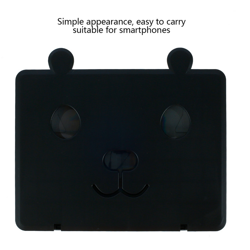 10 hüvelykes 3D mobiltelefon képernyő-nagyító 5 állítható szögű képernyő nagyító, nagy felbontású okostelefon nagyító állvány