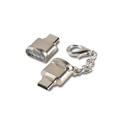 Mini cititor de carduri USB 3.0 tip C la Adaptor Micro-SD TF Cititor de carduri OTG Cititor de carduri de memorie inteligent pentru laptop Samsung Huawei