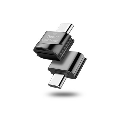 Mini cititor de carduri USB 3.0 tip C la Adaptor Micro-SD TF Cititor de carduri OTG Cititor de carduri de memorie inteligent pentru laptop Samsung Huawei
