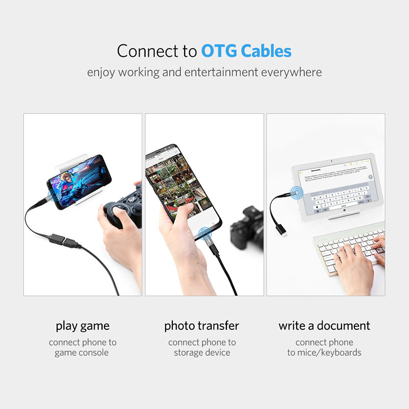 Elough Mágneses OTG Adapter iPhone 13 Xiaomi Macbookhoz USB Type C Micro Micro Type C Lighting Data Transfer OTG Converter