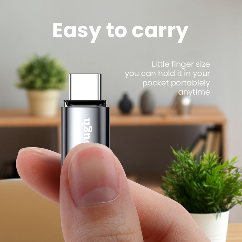 Elough Mágneses OTG Adapter iPhone 13 Xiaomi Macbookhoz USB Type C Micro Micro Type C Lighting Data Transfer OTG Converter