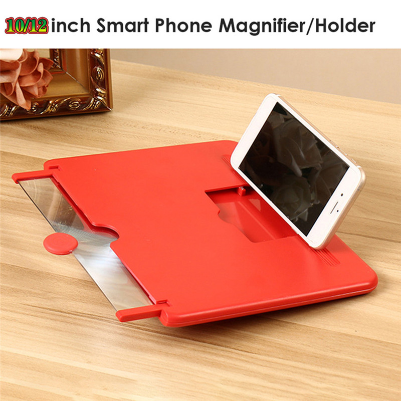 10 12 inčni 3D povećalo zaslona mobilnog telefona HD video pojačalo Držač telefona Sklopivi stalak za povećanje projektora Nosač za povećanje