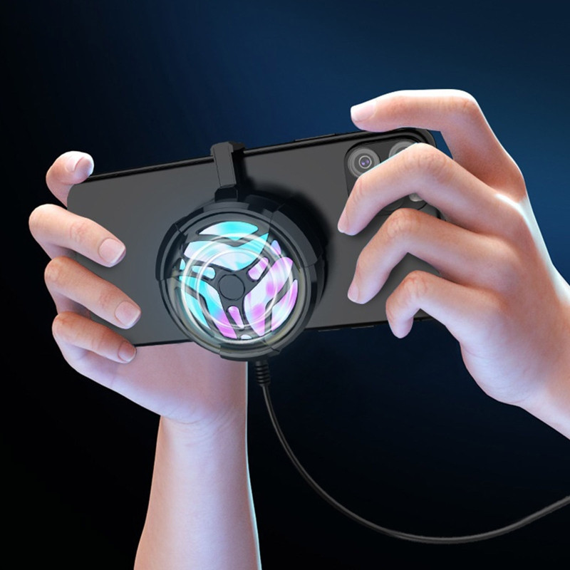 Hűtőventilátor Telefon Hűtőventilátor USB-hűtőventilátor mobiltelefonokhoz használt Hűtő ABS Új Dropship