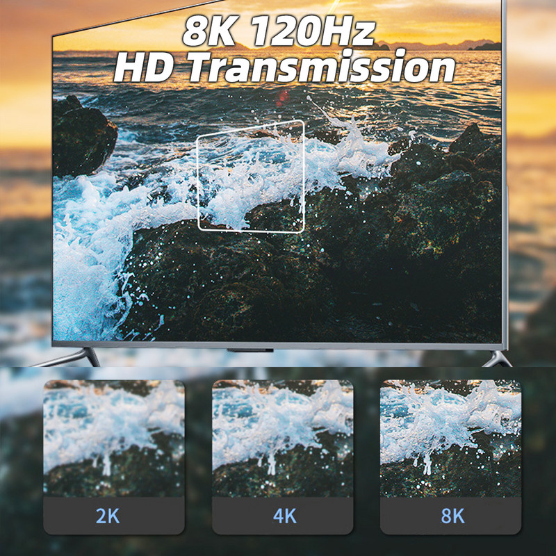 FONKEN USB4.0 40Gbps C tipo OTG adapteris 8K 100W USB C į C tipą greito įkrovimo keitiklis USB C duomenų adapteris, skirtas Macbook Samsung Samsung