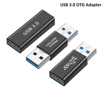 Тип C към USB3.0 3.1 OTG адаптер с конектор за зареждане за Samsung Xiaomi USB C към USB A конвертор Адаптери за пренос на данни