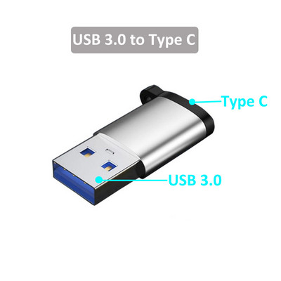 Adaptor tip C la USB3.0 3.1 OTG cu conector de încărcare pentru Samsung Xiaomi, adaptoare pentru transfer de date, convertor USB C la USB A