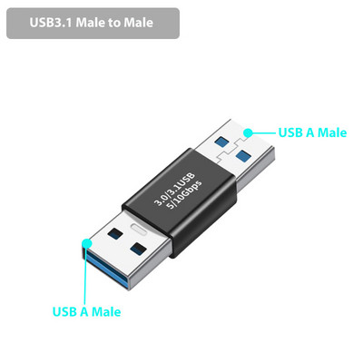 Adaptor tip C la USB3.0 3.1 OTG cu conector de încărcare pentru Samsung Xiaomi, adaptoare pentru transfer de date, convertor USB C la USB A
