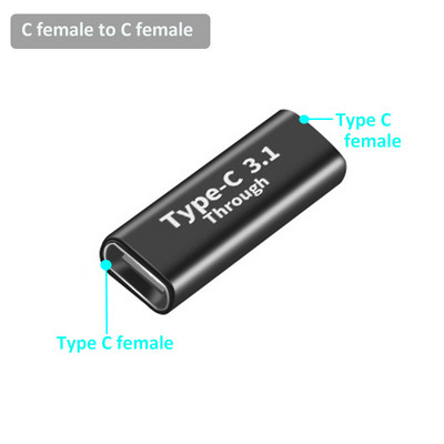 Adaptor tip C la USB3.0 3.1 OTG cu conector de încărcare pentru Samsung Xiaomi, adaptoare pentru transfer de date, convertor USB C la USB A