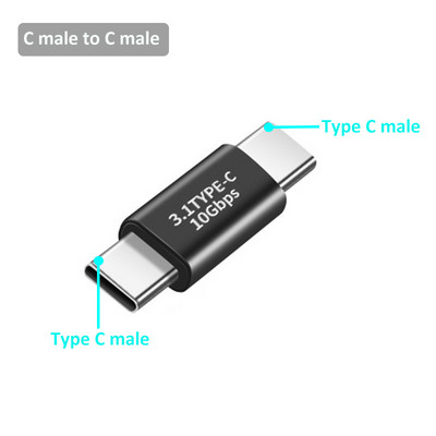 Adaptor tip C la USB3.0 3.1 OTG cu conector de încărcare pentru Samsung Xiaomi, adaptoare pentru transfer de date, convertor USB C la USB A