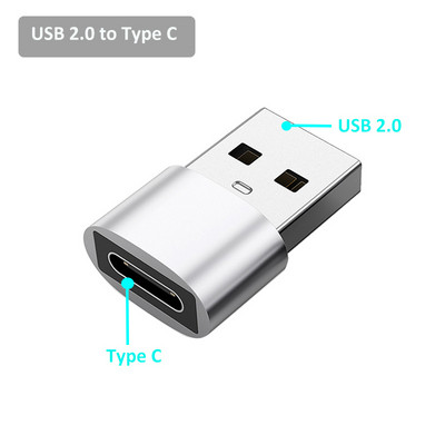Adaptor tip C la USB3.0 3.1 OTG cu conector de încărcare pentru Samsung Xiaomi, adaptoare pentru transfer de date, convertor USB C la USB A