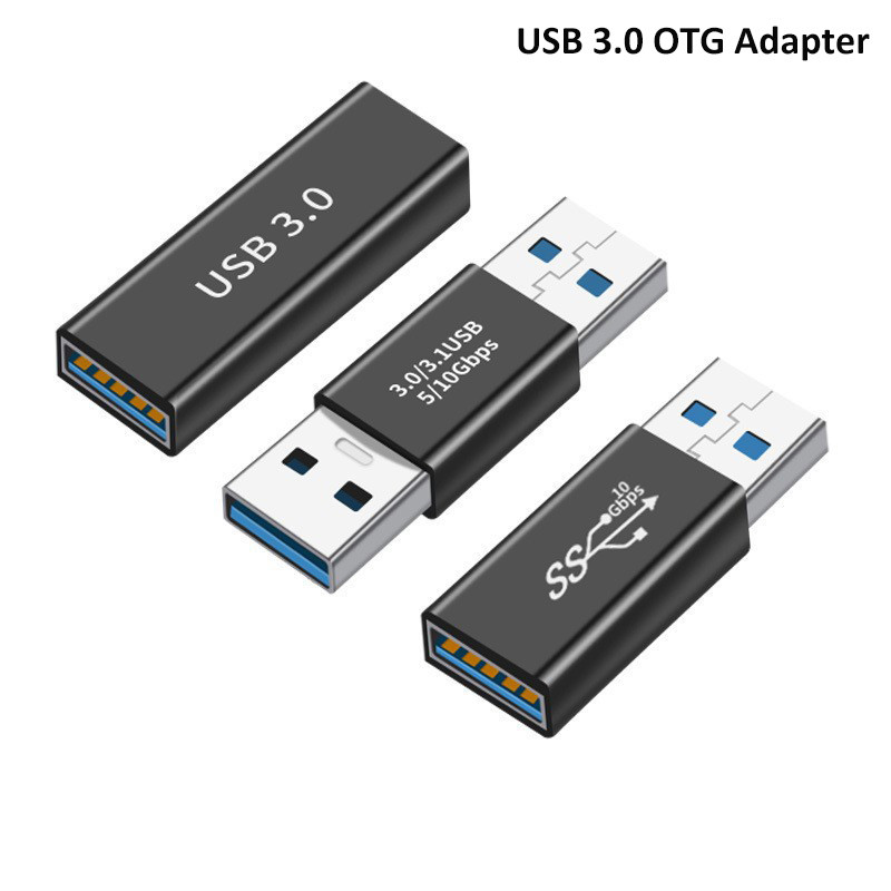 C típusú USB 3.0 3.1 OTG adapter töltőcsatlakozóval Samsung Xiaomi USB C - USB A konverter adatátviteli adapterekhez