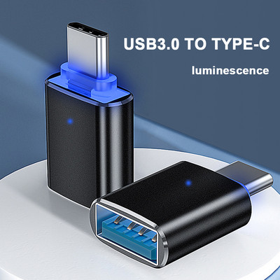 C típusú USB-USB 3.0 OTG-adapter Type-C dugaszoló-USB 3.0-csatlakozó USB C-adapter Macbook Pro Xiaomi Huawei Samsunghoz