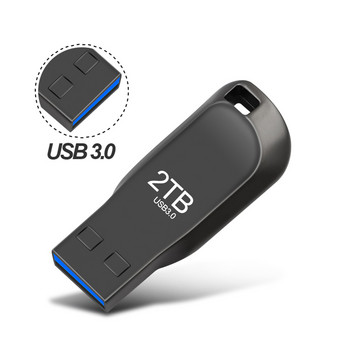 Метална Pendrive 2TB USB 3.0 Надстроена високоскоростна 1TB 512GB Водоустойчива памет за съхранение Usb флаш диск TYPE C адаптер за компютърна камера