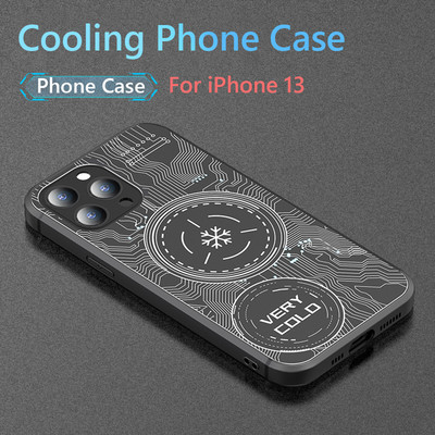 Pentru iPhone 13/13 Pro/13 Pro Max Răcitoare magnetice Accesorii pentru jocuri Toate Carcasa radiatorului pentru telefon din aliaj de aluminiu Cheltuiește Anti-cădere