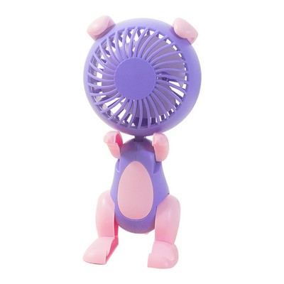 Ventilator portabil USB de mână Ventilator electric de răcire cu aer reîncărcabil Suport reglabil pentru telefon mobil cu 3 viteze pentru iPhone 14 13/Android