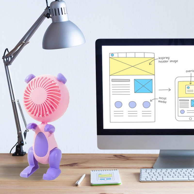 Hordozható kézi USB ventilátor Újratölthető elektromos léghűtő ventilátor 3 sebességes állítható mobiltelefon tartó iPhone 14 13/Android készülékhez