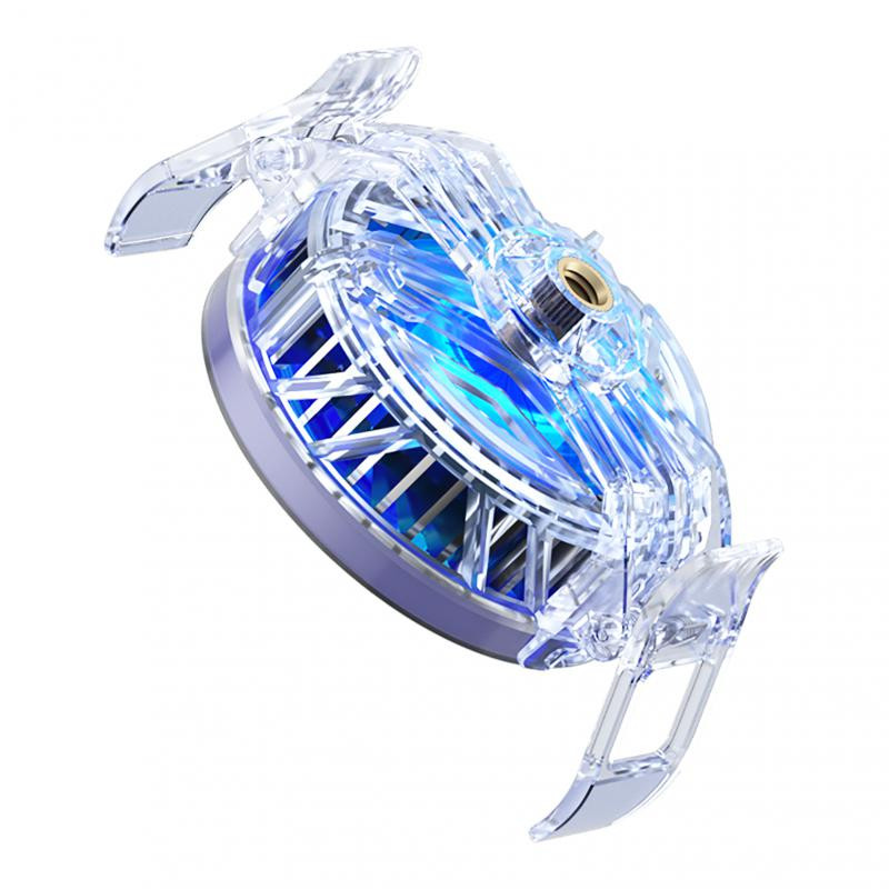 Hordozható hűtőventillátor-hűtő Gt19 periféria mobiltelefon-radiátor hátsó klip processzorhűtő új léghűtéses hűtőberendezés