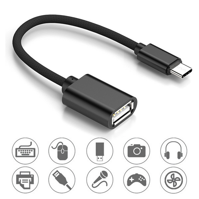 Univerzális, kiváló minőségű Otg C típusú kábel Gyorstöltő USB Otg C típusú USB Adapter C típusú Duga A női Otg adatkábel adapter