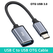 Adaptor cablu OTG tip C Conector adaptor USB 3.0 la tip C pentru Xiaomi Samsung Huawei Convertor cablu de date OTG pentru MacBook Pro
