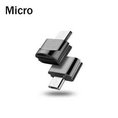 Cititor de carduri OTG tip C Cititor de carduri extern Micro USB TF Telefon mobil Adaptor SD tip-c Mini USB Adaptor card de memorie pentru laptop