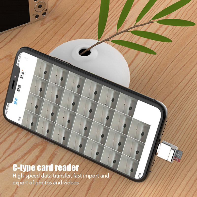 C típusú OTG kártyaolvasó mobiltelefon külső mikro USB TF kártyaolvasó mini USB Type-c SD adapter memóriakártya adapter laptophoz
