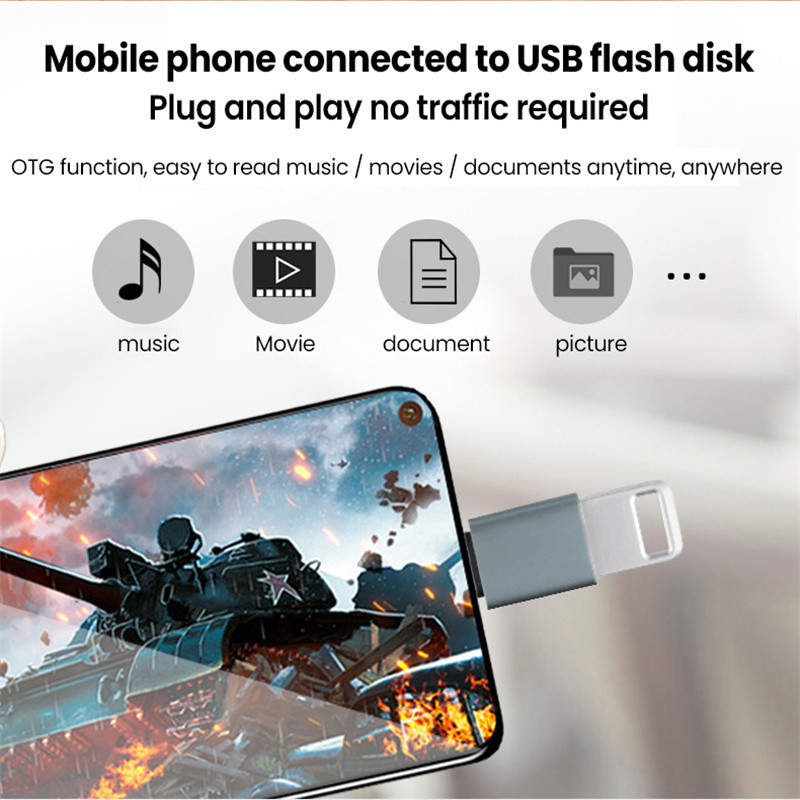 USB 3.2 OTG apa-C típusú anya adapter konverter, Type-C kábeladapter USB-C adattöltő Macbook Xiaomi Samsung S20-hoz