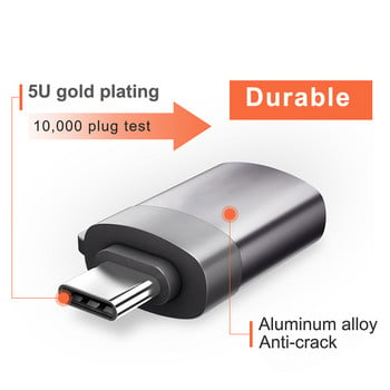 Адаптер USB 3.0 към тип C OTG към USB C USB-A мъжки към микро USB Type-C женски адаптер за Macbook Xiaomi POCO адаптер конвертор