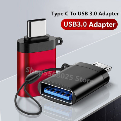 Προσαρμογέας USB 3.0 σε Type C OTG σε USB C USB-A Ανδρικός σε Micro USB Type-C Θηλυκός προσαρμογέας για Macbook Μετατροπέας προσαρμογέα Xiaomi POCO