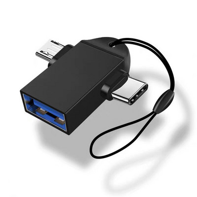 Adaptor USB 3.0 la tip C OTG la USB C USB-A mascul la Micro USB tip C Femeie Adaptator pentru Macbook Xiaomi POCO Adaptor Convertor