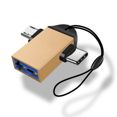 Adaptor USB 3.0 la tip C OTG la USB C USB-A mascul la Micro USB tip C Femeie Adaptator pentru Macbook Xiaomi POCO Adaptor Convertor