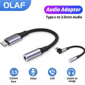 Adaptor cot USB tip C la 3,5 mm Aux pentru Samsung GalaxyS21 UltraS20 Note20 Type-c 3 5 Jack Cablu audio Convertor cablu pentru căști