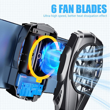 Universal Mini Mobile Phone Cooling Fan Portable Radiator Turbo Fast Low Noise Game Cooler Cell Phone Radiator for PUB G