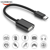 Adaptor micro USB C la USB Cablu OTG USB tip C mascul la USB 3.0 2.0 Adaptor cablu femela pentru MacBook Pro Adaptor Samsung tip C