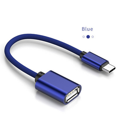 Adaptor micro USB C la USB Cablu OTG USB tip C mascul la USB 3.0 2.0 Adaptor cablu femela pentru MacBook Pro Adaptor Samsung tip C