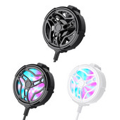 ABCD telefonijahuti kaasaskantav aktiivne jahutusventilaator mobiiltelefoni radiaator mängude mängimiseks