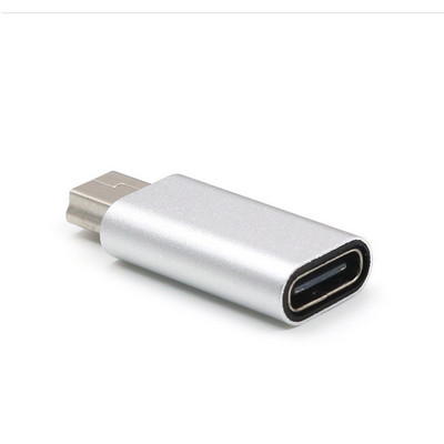 Adaptor mini USB la tip C 5 pini mascul Mini USB la femela Conector de transfer de date USB tip C pentru camera GoPro MP3 PC Conventer