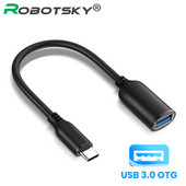 Cablu adaptor tip C Micro USB OTG USB 3.0 2.0 mamă la tip C mascul Adaptor cablu Convertor Cablu USB-C pentru telefon MP4 auto