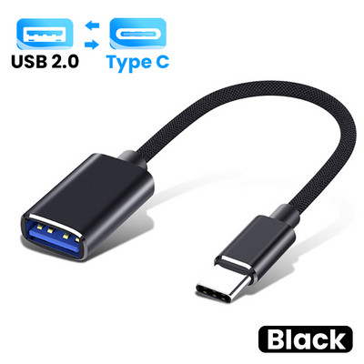 Cablu adaptor tip C Micro USB OTG USB 3.0 2.0 mamă la tip C mascul Adaptor cablu Convertor Cablu USB-C pentru telefon MP4 auto
