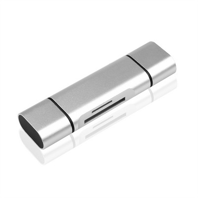 Cititor de carduri 3 în 1 tip C SDHC SD TF Cititor de carduri MicroSD Adaptor Micro USB OTG pentru Macbook pentru Huawei Xiaomi Android telefon PC