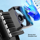 Clip ventilator radiator telefon Interfață tip C Răcire rapidă Radiator telefon mobil Accesorii pentru telefon